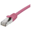 Image de exertis Connect - Cordon de raccordement - RJ-45 (M) pour RJ-45 (M) - 1.5 m - blindé F/UTP - CAT 6 - sans halogène, sans crochet - rose