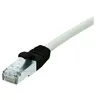 Image de exertis Connect - Cordon de raccordement - RJ-45 (M) pour RJ-45 (M) - 3 m - S/FTP - CAT 6 - sans halogène, sans crochet - gris