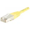 Image de Cordon patch RJ45 F/UTP CAT6 jaune - 0,3m