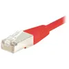 Image de CORDON RJ45 patch SSTP CAT 6 Croisé Rouge - 10 M