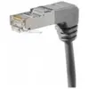 Image de Cordon Patch RJ45 FTP CAT5e Coudé bas Gris - 0,70 M
