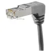 Image de Cordon Patch RJ45 FTP CAT5e Coudé bas Gris - 3 M