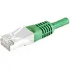 Image de Cordon RJ45 patch SSTP CAT 6 Vert - 0,70 m