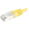 Image de Cordon RJ45 patch SSTP CAT 6 Jaune - 20 m