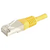 Image de deXlan - Cordon de raccordement - RJ-45 (M) pour RJ-45 (M) - 5 m - SFTP, PiMF - CAT 6a - moulé - jaune