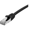 Image de Dexlan - Cordon de raccordement - RJ-45 (M) pour RJ-45 (M) - 5 m - SFTP, PiMF - CAT 6a - sans halogène, moulé, sans crochet - noir