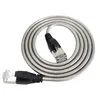 Image de exertis Connect - Cordon de raccordement - RJ-45 (M) pour RJ-45 (M) - 2 m - 4.7 mm - U / FTP (Paire torsadée blindée) - CAT 6a - intérieur, moulé, sans crochet - argent
