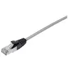 Image de exertis Connect - Cordon de raccordement - RJ-45 (M) pour RJ-45 (M) - 3 m - 4.7 mm - U / FTP (Paire torsadée blindée) - CAT 6a - intérieur, moulé, sans crochet - argent