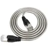 Image de exertis Connect - Cordon de raccordement - RJ-45 (M) pour RJ-45 (M) - 5 m - 4.7 mm - U / FTP (Paire torsadée blindée) - CAT 6a - sans crochet - argent