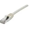 Image de Cordon patch rj45 u utp cat 6a snagless gris - 10 m