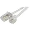 Image de Cordon téléphonique RJ11 vers RJ45 Blanc - 15.00M