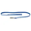 Image de Laisse Nylon Pois Bleu Largeur De 15 Cm Et Longueur De 100 Cm