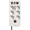 Image de Multiprise/Parafoudre - EATON Protection Box 6 USB FR - PB6UF - 6 prises françaises + 2 ports USB - Blanc & Noir