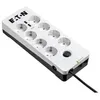 Image de Eaton Protection Box 8 USB Tel@ Din - Protection contre les surtensions - CA 220-250 V - 2500 watt - connecteurs de sortie : 8 - blanc