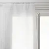 Image de Atmosphera 2 Voilages Dev Effet Feuille - 60 X 90 Cm - Blanc