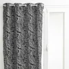 Image de Rideau Tissage Jacquard Folha 140 X 260 Cm - Noir Et Blanc