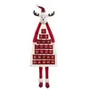 Image de Déco de Noël  Calendrier de l'Avent à suspendre Renne rouge et blanc avec 24 petites pochettes