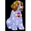 Image de Fééric Lights and Christmas - Décoration Lumineuse Led Saint Bernard 38cm Blanc