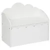 Image de Banc Et Coffre De Rangement En Bois Blanc 60 X 30 Cm