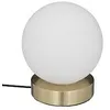 Image de Atmosphera Lampe À Poser En Verre Et Métal Doré D 15 Cm