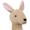 Image de Peluche kangourou xl polyester beige 45x60 cm