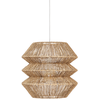 Image de Suspension style accordéon en jute