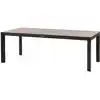 Image de Table De Jardin Rectangulaire Alu Evasion 8 Places Effet Bois Honey Graphite - HespÃ©ride