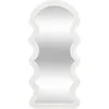 Image de Atmosphera Miroir mural vague EMILY - Blanc