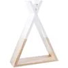 Image de Atmosphera Etagère Murale Tipi Blanc Et Bois