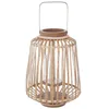 Image de Lanterne En Rotin Ethnique Mood - H. 35 Cm - Beige