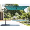 Image de Hesperide Parasol Déporté Carré Manoa Bleu Canard - 2,5 X 2,5 M - Hespéride