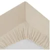 Image de Drap Housse En Coton Beige 90x190cm