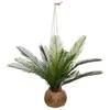 Image de Palmier Artificiel - Atmosphèra - H 50 cm - Pot en Coco - Vert - D 55 cm