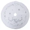 Image de Déco de Noël Tapis pour pied de Sapin en Feutrine Blanche D 90 cm