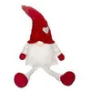 Image de PÃ¨re NoÃ«l Scandinave assis rouge et blanc H 64 cm