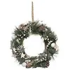 Image de Couronne de  Noël en Bois avec Branches et Déco Cocon Nature D 32 cm