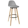 Image de Tabouret Bar Gris Maxon