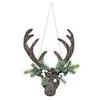 Image de Déco de Noël Tête de Renne à suspendre H 35 cm