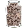 Image de DÃ©coration de NoÃ«l Ã  suspendre en bois Ã©toile Terre sauvage - Beige