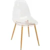 Image de Chaise transparente - Taho - L 47 cm x l 53 cm x H 85 cm
