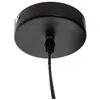 Image de Luminaire Suspension En MÃ©tal Filaire Noir D 28 Cm