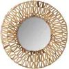 Image de Miroir Tressé Terre Beige