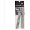 Image de 6 pailles avec goupillon acier inox - 160629