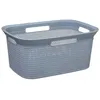 Image de 5five - corbeille à linge 45l "scandinave" gris