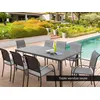 Image de Table De Jardin Rectangulaire Piazza Aluminium 8 Places Graphite - HespÃ©ride
