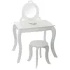 Image de Coiffeuse avec tabouret enfant blanc Atmosphera