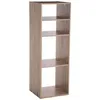 Image de Atmosphera Etagère Rectangulaire 4 Cases Mix - H. 100,5 Cm - Couleur Bois