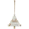 Image de DÃ©coration en bois pour sapin de NoÃ«l Pancarte - Blanc