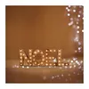 Image de DÃ©coration NoÃ«l en Bois lumineux 41 LED Blanc chaud 44 x 15 cm