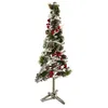 Image de Sapin de NoÃ«l avec pieds en branches - 23 x 60 cm - Vert